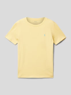 Polo Ralph Lauren Kids T-Shirt Mit Label-Stitching - Hellgelb