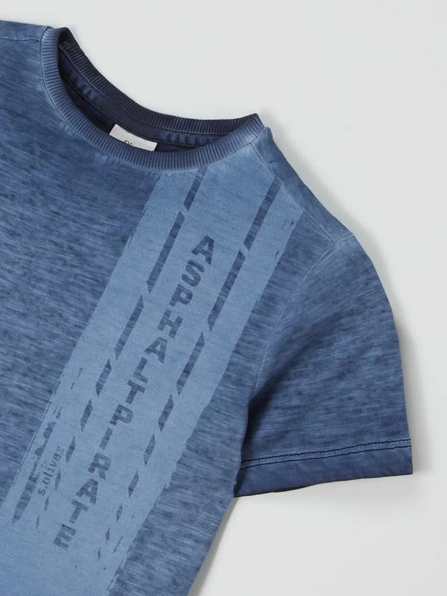 S.Oliver RED LABEL T-Shirt Aus Baumwolle - Marineblau 2 S.Oliver RED LABEL T-Shirt Aus Baumwolle - Marineblau – Bild 2