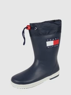 T.Hilfiger Kids Shoes Gummistiefel Mit Textilfutter - Atmungsaktiv Modell 'RUSSELL' - Marineblau
