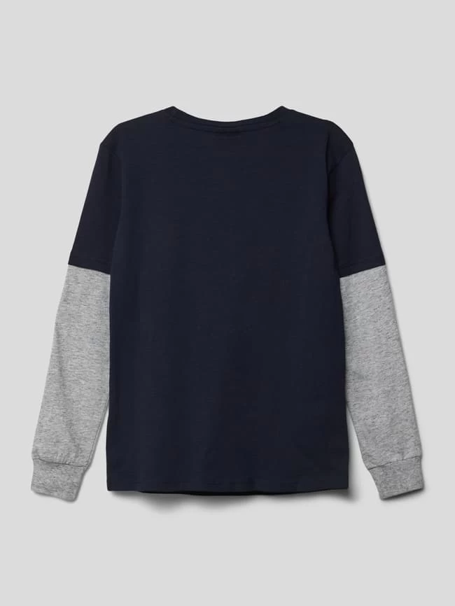 CHAMPION Longsleeve Mit Logo-Print - Marineblau 2 CHAMPION Longsleeve Mit Logo-Print - Marineblau – Bild 2