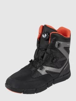 Geox Boots Mit Schnürverschluss Modell 'Flexyper' - Schwarz