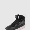 Geox High Top Sneaker Mit Allover-Muster - Schwarz