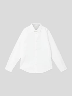 S.Oliver RED LABEL Hemd Mit Abgerundetem Saum - Weiß