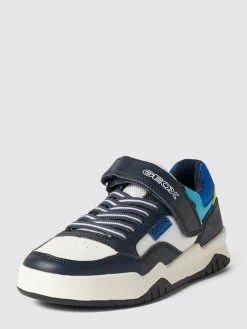 Geox Sneaker Im Colour-Blocking-Design - Weiß