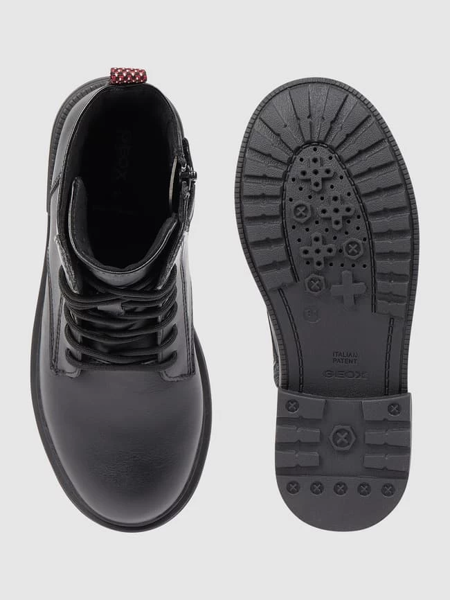 Geox Boots In Leder-Optik Modell 'Eclair' - Schwarz 4 Geox Boots In Leder-Optik Modell 'Eclair' - Schwarz – Bild 4