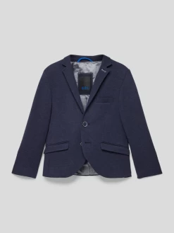 G.O.L. Sakko Mit Dezentem Muster - Marineblau