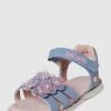 Tom Tailor Sandalen Mit Floralen Applikationen - Flieder