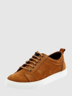 G.O.L. Sneaker Aus Veloursleder - Cognac