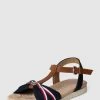 Tom Tailor Sandalen Mit Brand-Applikation - Marineblau