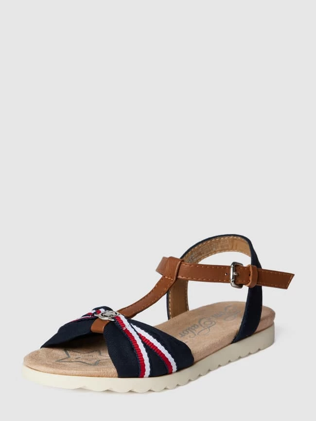 Tom Tailor Sandalen Mit Brand-Applikation - Marineblau 1 Tom Tailor Sandalen Mit Brand-Applikation - Marineblau