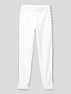 CHAMPION Sweatpants Mit Galonstreifen - Weiß