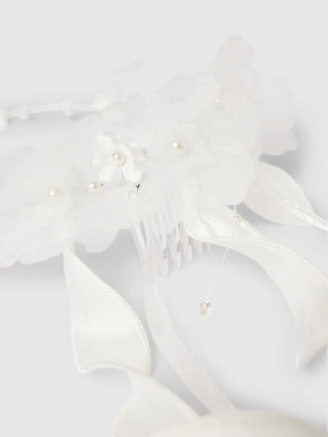 Weise Haargesteck Mit Zier-Applikationen - Ecru 2 Weise Haargesteck Mit Zier-Applikationen - Ecru – Bild 2