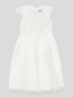 Happy Girls Kommunionskleid Mit Ziersteinbesatz - Ecru