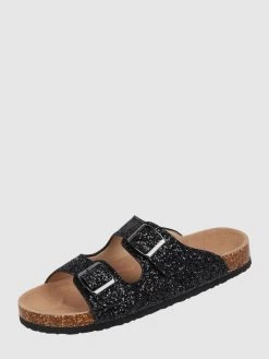 Colors Of California Sandalen Mit Glitter-Effekt - Schwarz