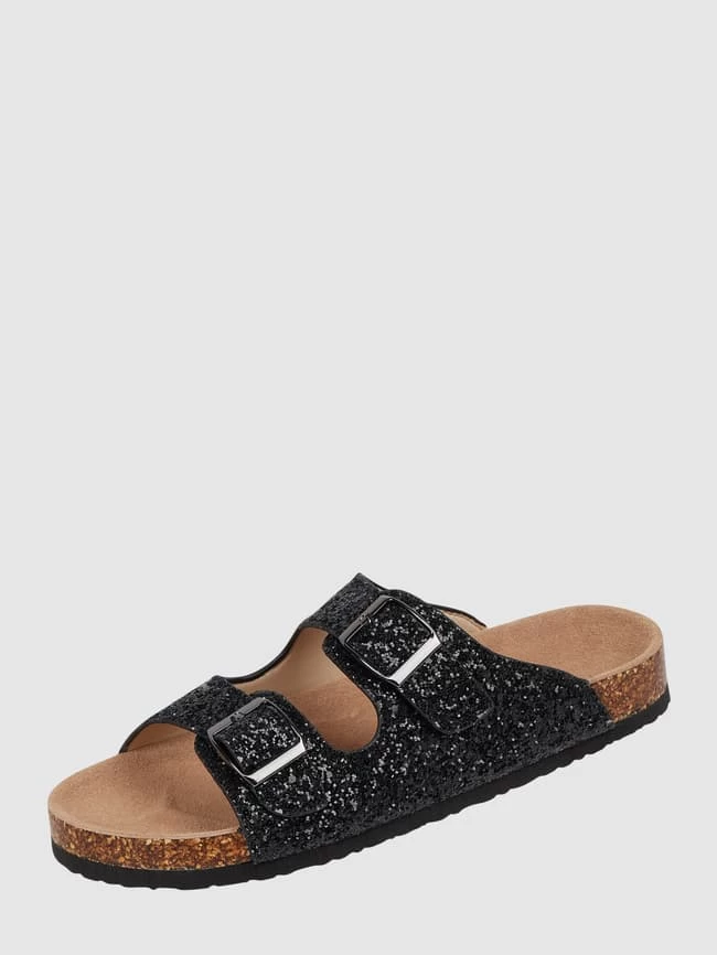 Colors Of California Sandalen Mit Glitter-Effekt - Schwarz 1 Colors Of California Sandalen Mit Glitter-Effekt - Schwarz