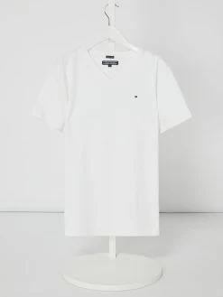 Tommy Hilfiger Teens T-Shirt Mit Logo-Stickerei - Weiß