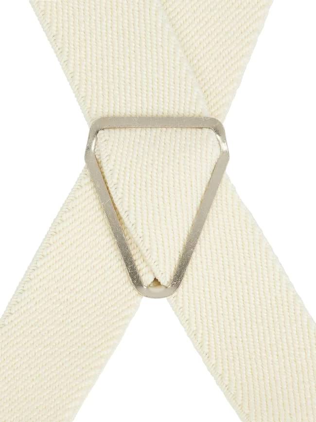 G.O.L. Hosenträger In X-Form - Offwhite 2 G.O.L. Hosenträger In X-Form - Offwhite – Bild 2