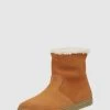 Birkenstock Boots Aus Veloursleder Modell 'Lille' - Camel