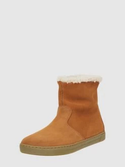 Birkenstock Boots Aus Veloursleder Modell 'Lille' - Camel