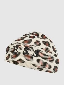 Guess Mütze Mit Woll-Anteil - Metallic Schwarz