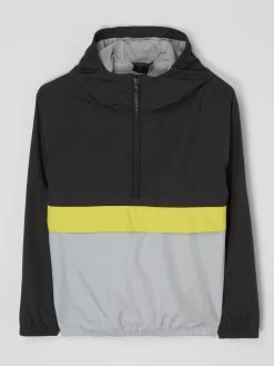 Kabooki Windbreaker Mit Kapuze Modell 'Jayce' - Graphit