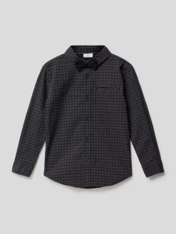 S.Oliver RED LABEL Hemd Mit Karomuster - Schwarz