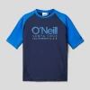 ONeill T-Shirt Mit Label-Print Modell 'CARLI SKIN' - Marineblau