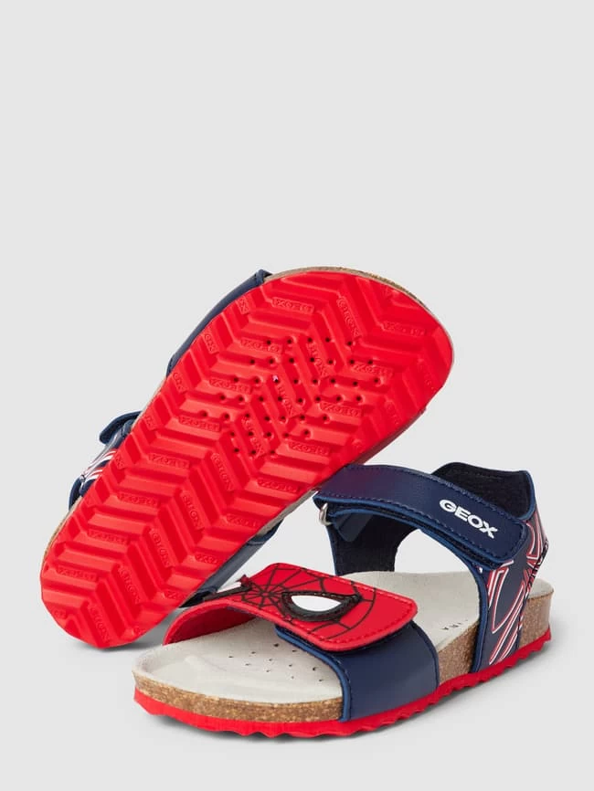 Geox Sandalen Mit Klettverschlüssen Modell 'CHALKI' - Marineblau 4 Geox Sandalen Mit Klettverschlüssen Modell 'CHALKI' - Marineblau – Bild 4