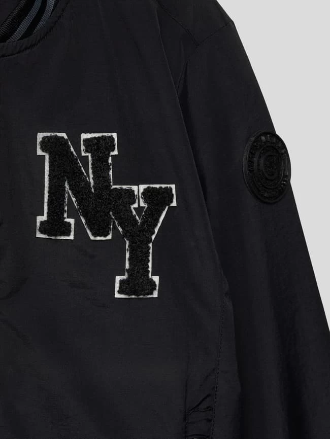 CARS JEANS Bomberjacke Mit Label-Detail Modell 'basecar' - Schwarz 2 CARS JEANS Bomberjacke Mit Label-Detail Modell 'basecar' - Schwarz – Bild 2