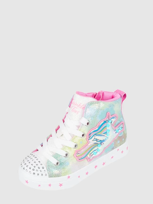 SKECHERS High Top Sneaker Mit LEDs Modell 'Unicorn Galaxy' - Silber 1 SKECHERS High Top Sneaker Mit LEDs Modell 'Unicorn Galaxy' - Silber