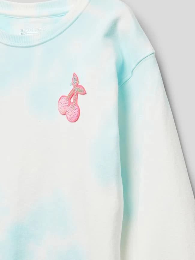 Staccato Sweatshirt Mit Paillettenbesatz - Blau 2 Staccato Sweatshirt Mit Paillettenbesatz - Blau – Bild 2