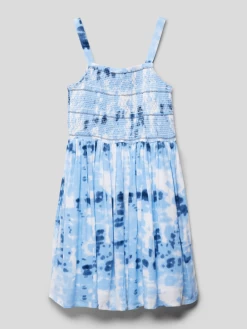 Happy Girls Kleid Im Batik-Look - Bleu