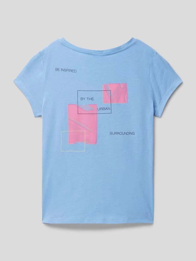 S.Oliver RED LABEL T-Shirt Mit Motiv-Print - Bleu 3 S.Oliver RED LABEL T-Shirt Mit Motiv-Print - Bleu – Bild 3