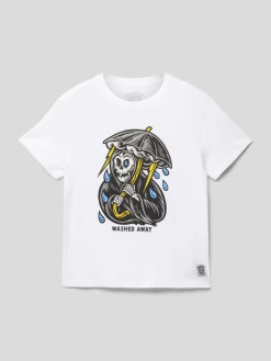 Element T-Shirt Mit Motiv-Print - Weiß