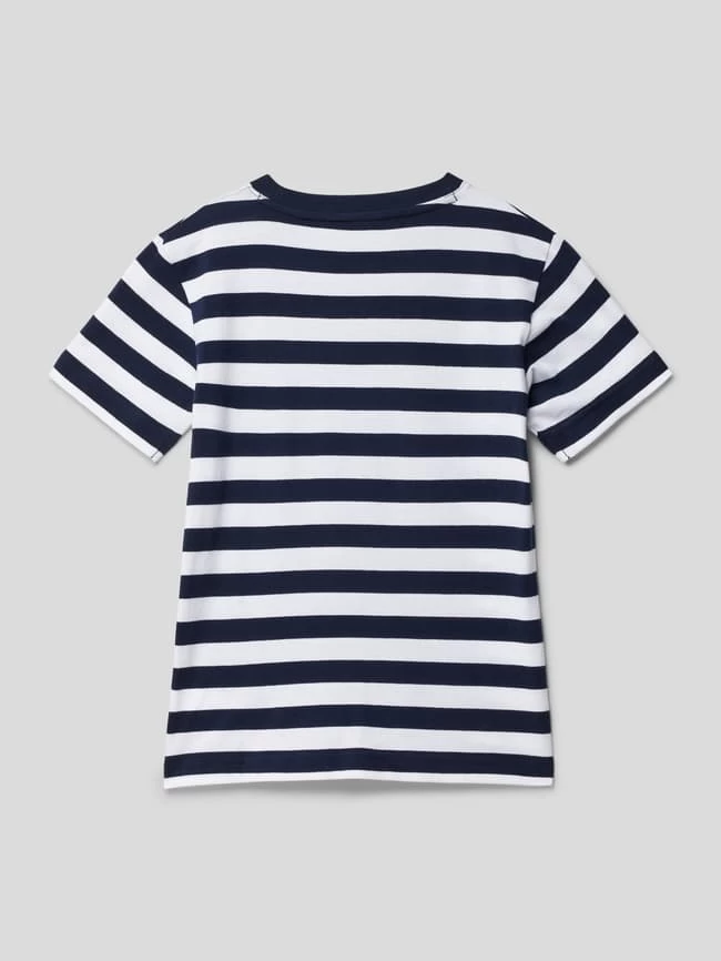 Gant T-Shirt Mit Streifenmuster - Marineblau 3 Gant T-Shirt Mit Streifenmuster - Marineblau – Bild 3