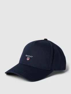 Gant Basecap Mit Label-Stitching - Marineblau