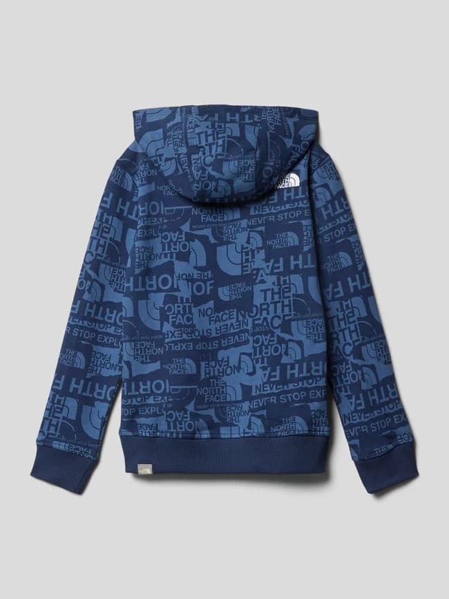 The North Face Hoodie Mit Label-Print Modell 'DREW PEAK LIGHT' - Marineblau 3 The North Face Hoodie Mit Label-Print Modell 'DREW PEAK LIGHT' - Marineblau – Bild 3