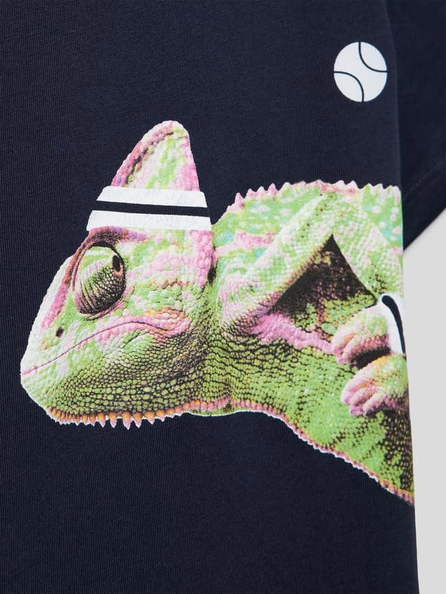 Tom Tailor T-Shirt Mit Motiv-Print - Marineblau 2 Tom Tailor T-Shirt Mit Motiv-Print - Marineblau – Bild 2