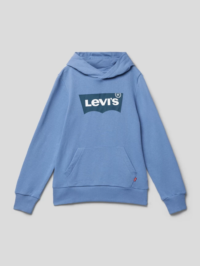 Levi’s® Kids Hoodie Mit Label-Print - Bleu 1 Levi’s® Kids Hoodie Mit Label-Print - Bleu