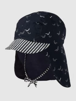 Maximo Schirmmütze Mit Nackenschutz - Marineblau