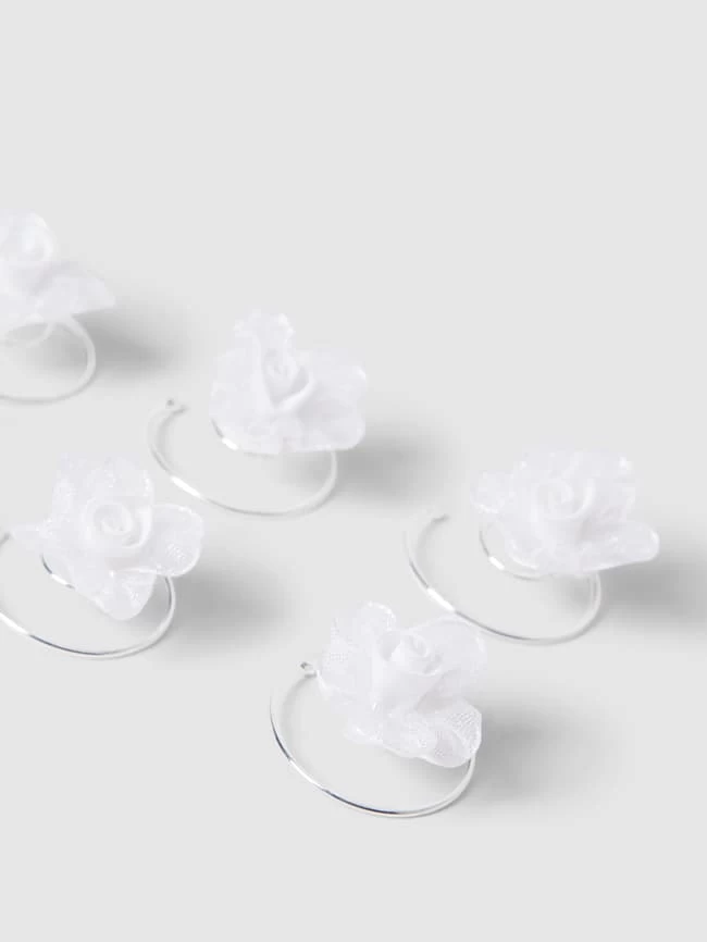 Weise Anstecknadel In Metallic Im 3er-Pack - Weiß 2 Weise Anstecknadel In Metallic Im 3er-Pack - Weiß – Bild 2