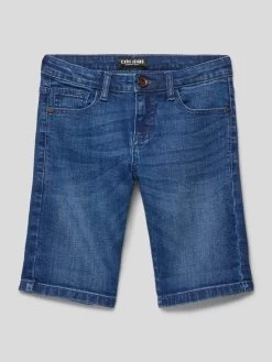 CARS JEANS Jeansshorts Im 5-Pocket-Design Modell 'Lodger' - Blau