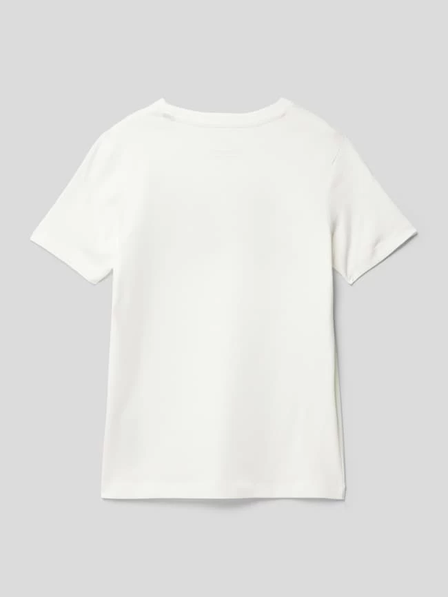 Jack & Jones T-Shirt Aus Baumwolle Mit Label-Print Modell 'BECS' - Offwhite 3 Jack & Jones T-Shirt Aus Baumwolle Mit Label-Print Modell 'BECS' - Offwhite – Bild 3