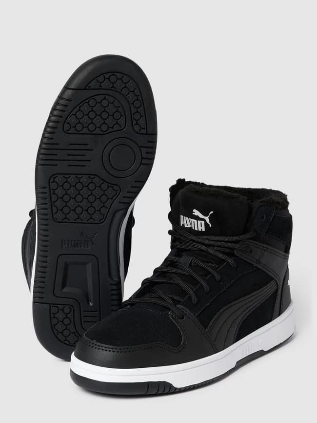 Puma High Top Sneaker Mit Logo-Details - Schwarz 4 Puma High Top Sneaker Mit Logo-Details - Schwarz – Bild 4
