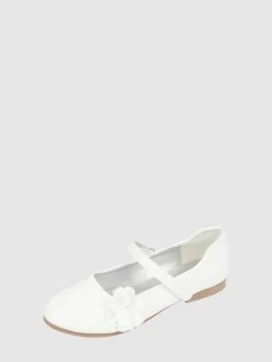 Happy Girls Ballerinas Mit Blüten-Applikation - Ecru