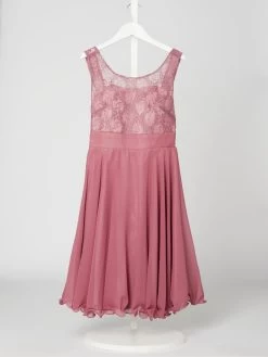 G.O.L. Kleid Mit Ziersteinbesatz - Mauve