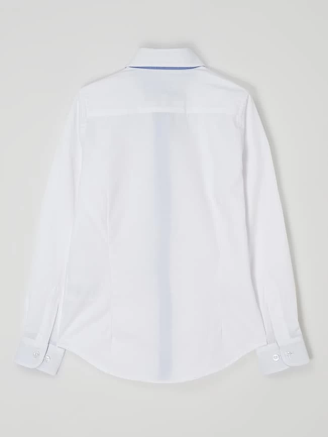 G.O.L. Slim Fit Hemd Aus Baumwollmischung - Weiß 3 G.O.L. Slim Fit Hemd Aus Baumwollmischung - Weiß – Bild 3