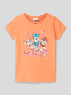 S.Oliver RED LABEL T-Shirt Mit Rundhalsausschnitt - Orange