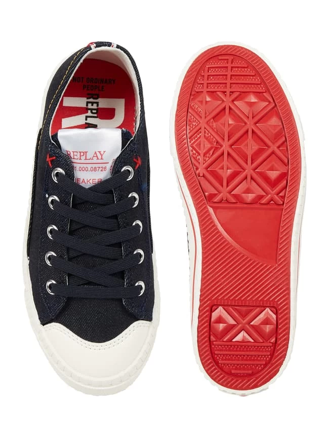 Replay Slip-on-Sneaker Aus Canvas - Marineblau 4 Replay Slip-on-Sneaker Aus Canvas - Marineblau – Bild 4