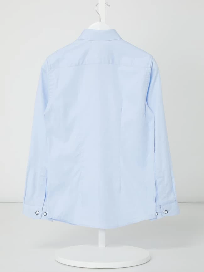 G.O.L. Super Slim Fit Hemd Aus Baumwolle - Hellblau 3 G.O.L. Super Slim Fit Hemd Aus Baumwolle - Hellblau – Bild 3